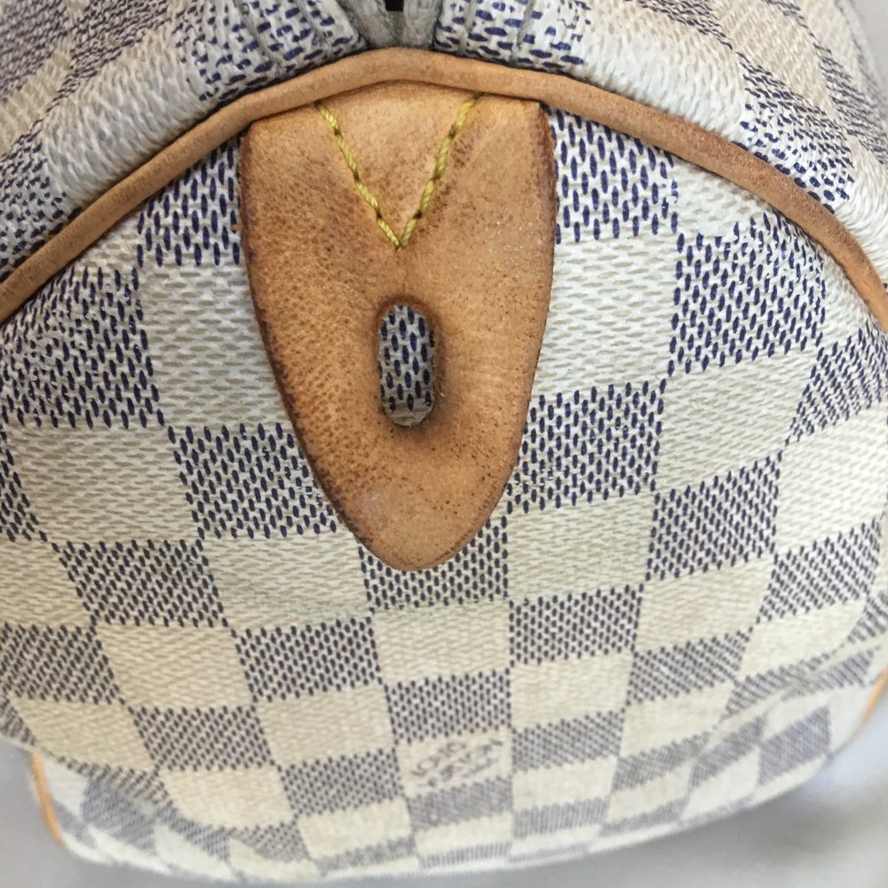 **SOLD ~ please do not buy** Louis Vuitton Speedy 30 Damier Azur - Picture 5 of 16